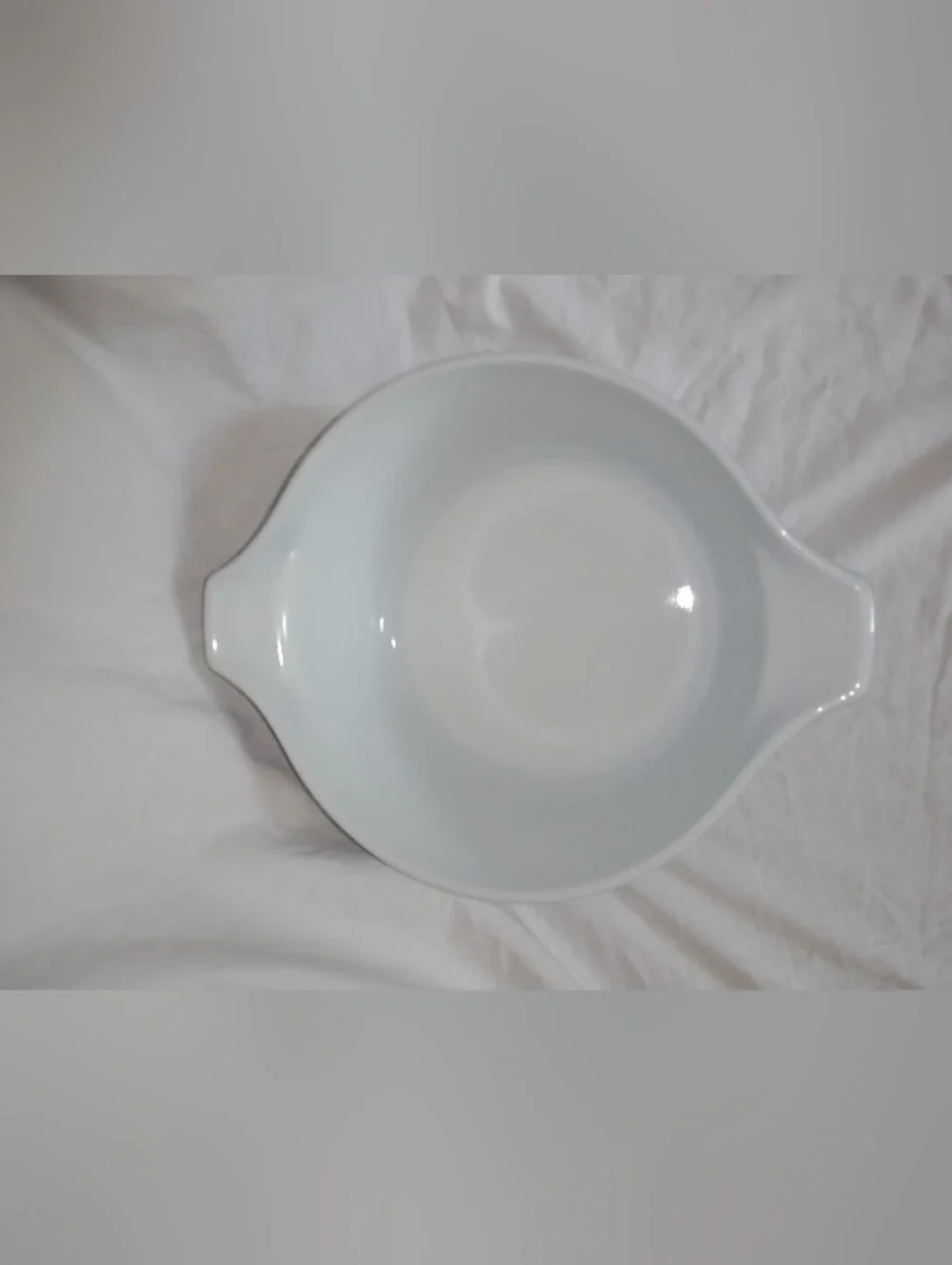 Vintage Pyrex 2.5 Qt Horizon Blue Glass Baking Serving Dish Bowl USA
